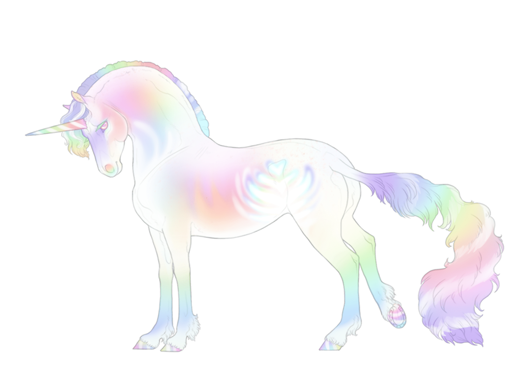 Vanille Latte - Boucle Unicorn